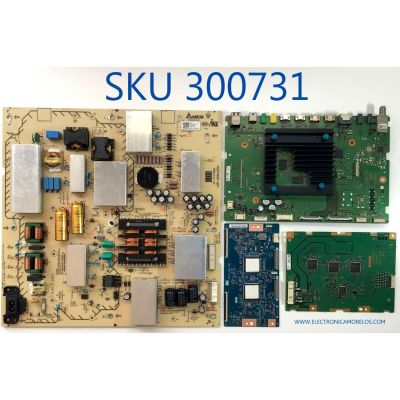 KIT TARJETAS PARA TV SONY / MAIN A-5014-255-A / 1-006-895-21 / A5014255A  / FUENTE 1-006-109-22 / AP-P410BM / LED DRIVER A-5012-965-A / 1-006-906-11 / T-CON 5585T13C02 / 85T13 C02 CTRL / DISPLAY T850QVR03.3 / MODELOS XBR-85X900H 